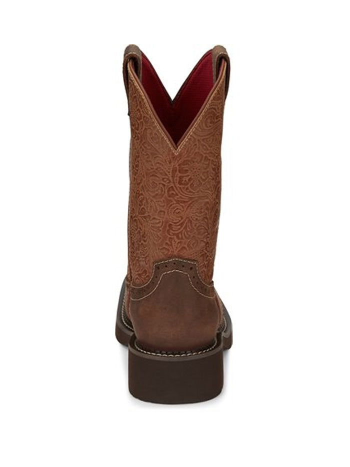 justin women's embossed gypsy western boots