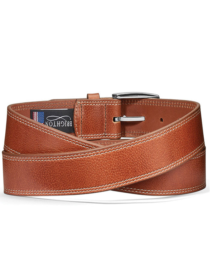 Brighton M21833 M21834 Mens San Remo Leather Belt Black And Brown Both. If you need any assistance with this item or the purchase of this item please call us at five six one seven four eight eight eight zero one Monday through Saturday 10:00a.m EST to 8:00 p.m EST
