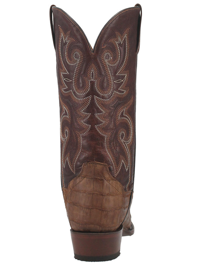 Dan Post DP3076 Mens Leather Mantle Western Cowboy Boot Tan side / front view