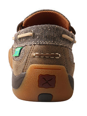 Twisted X MDMS012 Mens Slip On Driving Moc Dust back view. If you need any assistance with this item or the purchase of this item please call us at five six one seven four eight eight eight zero one Monday through Saturday 10:00a.m EST to 8:00 p.m EST