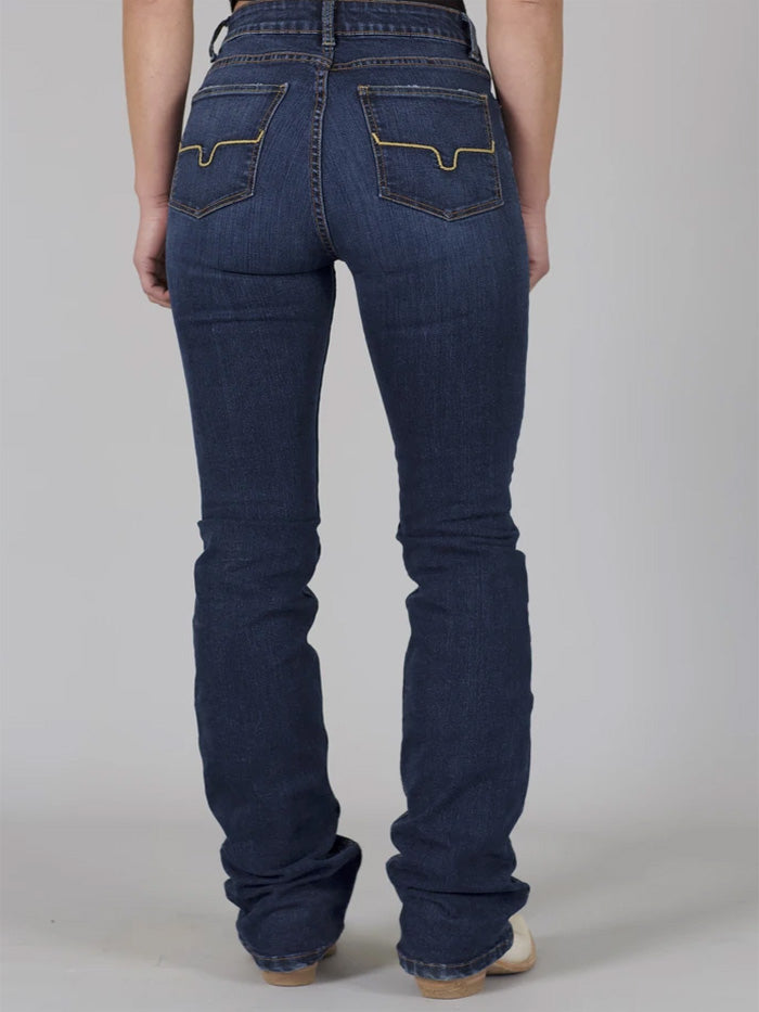 Kimes Ranch 41925 Womens Sarah Ring Spun Denim Jeans Blue side view. If you need any assistance with this item or the purchase of this item please call us at five six one seven four eight eight eight zero one Monday through Saturday 10:00a.m EST to 8:00 p.m EST