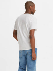 Levis 193420162 Mens Classic One Pocket Shirt White side and back view. If you need any assistance with this item or the purchase of this item please call us at five six one seven four eight eight eight zero one Monday through Saturday 10:00a.m EST to 8:00 p.m EST