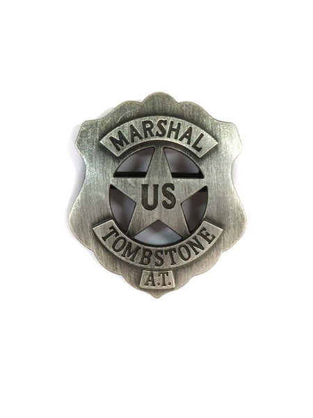 US Marshal Tombstone Cutout Star Replica Badge BW-34