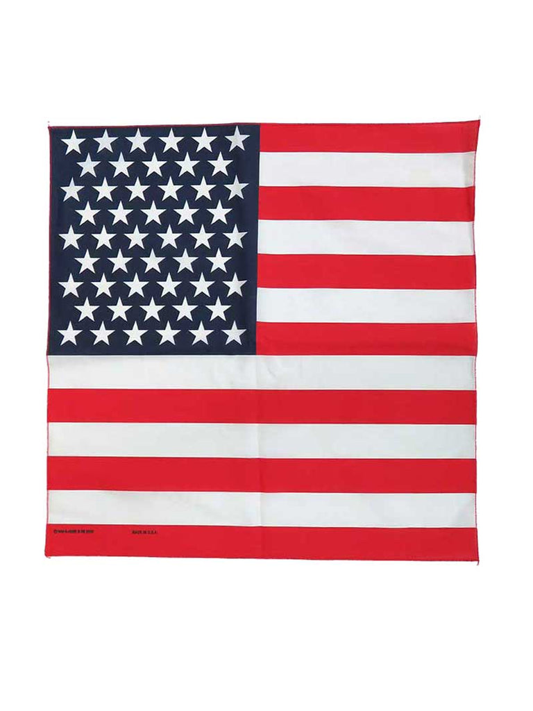 American Flag Bandana 21" USA Flag Headband open view. If you need any assistance with this item or the purchase of this item please call us at five six one seven four eight eight eight zero one Monday through Saturday 10:00a.m EST to 8:00 p.m EST