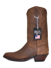 Black Jack TN350-24 Mens Oil Calf Western Boots Tan outter side view. If you need any assistance with this item or the purchase of this item please call us at five six one seven four eight eight eight zero one Monday through Saturday 10:00a.m EST to 8:00 p.m EST