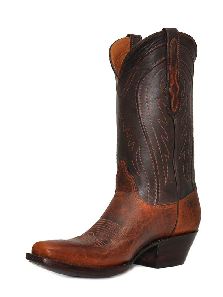 Black Jack TN489-V4 Mens Buffalo Shoulder Western Boots Tan side / front view. If you need any assistance with this item or the purchase of this item please call us at five six one seven four eight eight eight zero one Monday through Saturday 10:00a.m EST to 8:00 p.m EST