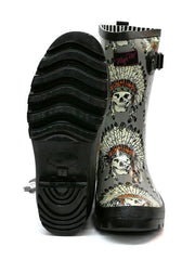 Blazin Roxx 58176 Womens Remi Tribal Chief Waterproof Short Boots front and Sole. If you need any assistance with this item or the purchase of this item please call us at five six one seven four eight eight eight zero one Monday through Saturday 10:00a.m EST to 8:00 p.m EST