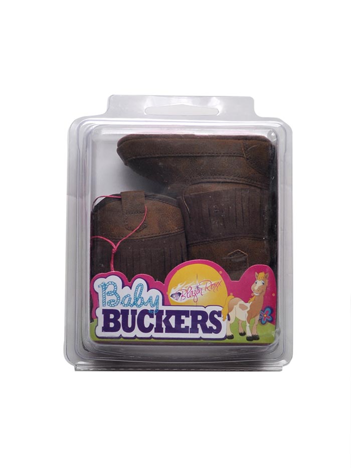 Blazin Roxx Brown Annabelle Baby Buckers Boots 4421802 Blazin Roxx - J.C. Western® Wear. If you need any assistance with this item or the purchase of this item please call us at five six one seven four eight eight eight zero one Monday through Saturday 10:00a.m EST to 8:00 p.m EST