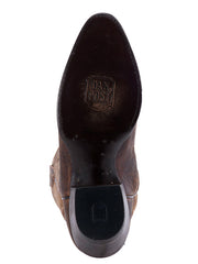 Dan Post DP3571 Womens MARLA Boots Bay Apache sole view. If you need any assistance with this item or the purchase of this item please call us at five six one seven four eight eight eight zero one Monday through Saturday 10:00a.m EST to 8:00 p.m EST