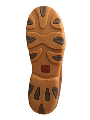 Twisted X MDMG004 Mens 4 Inch Chelsea Driving Moc Tan Spice  sole view. If you need any assistance with this item or the purchase of this item please call us at five six one seven four eight eight eight zero one Monday through Saturday 10:00a.m EST to 8:00 p.m EST