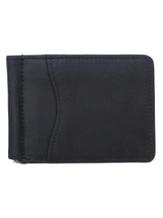 Brighton E70103 E70109 Vanderbilt Moneyclip Leather Wallets Black front view. If you need any assistance with this item or the purchase of this item please call us at five six one seven four eight eight eight zero one Monday through Saturday 10:00a.m EST to 8:00 p.m EST