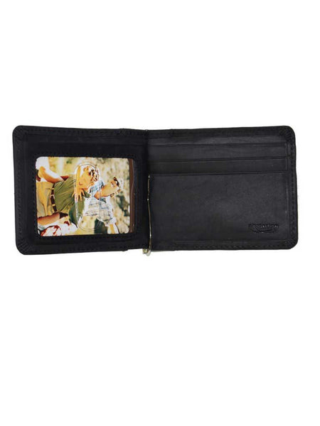 Brighton E70103 E70109 Vanderbilt Moneyclip Leather Wallets Black inside view 