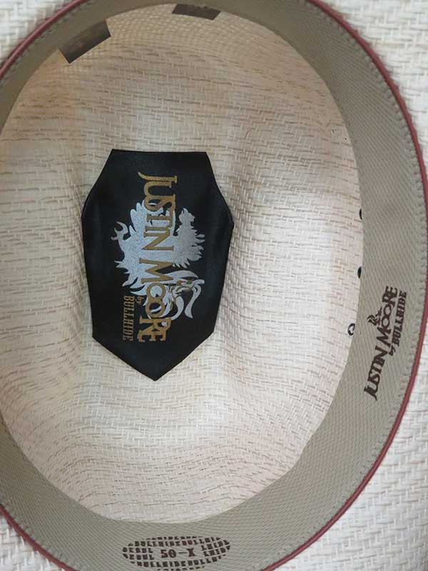 Bullhide BACKWOODS 2692 50x Straw Hat Natural side and fron view. If you need any assistance with this item or the purchase of this item please call us at five six one seven four eight eight eight zero one Monday through Saturday 10:00a.m EST to 8:00 p.m EST