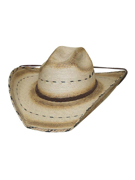 Bullhide MUGGIN' 15X 2850 Palm Leaf Cowboy Hat Natural front view. If you need any assistance with this item or the purchase of this item please call us at five six one seven four eight eight eight zero one Monday through Saturday 10:00a.m EST to 8:00 p.m EST