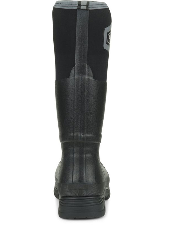 Carolina CA2100 Unisex 15" Mud Jumper Puncture Resisting Waterproof Boot Black side view. If you need any assistance with this item or the purchase of this item please call us at five six one seven four eight eight eight zero one Monday through Saturday 10:00a.m EST to 8:00 p.m EST