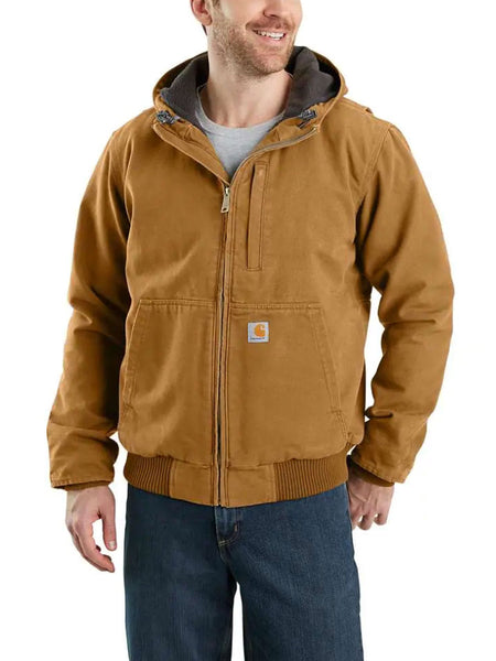 Carhartt 103371 Mens Full Swing Armstrong Active Hooded Jackets Brown. If you need any assistance with this item or the purchase of this item please call us at five six one seven four eight eight eight zero one Monday through Saturday 10:00a.m EST to 8:00 p.m EST