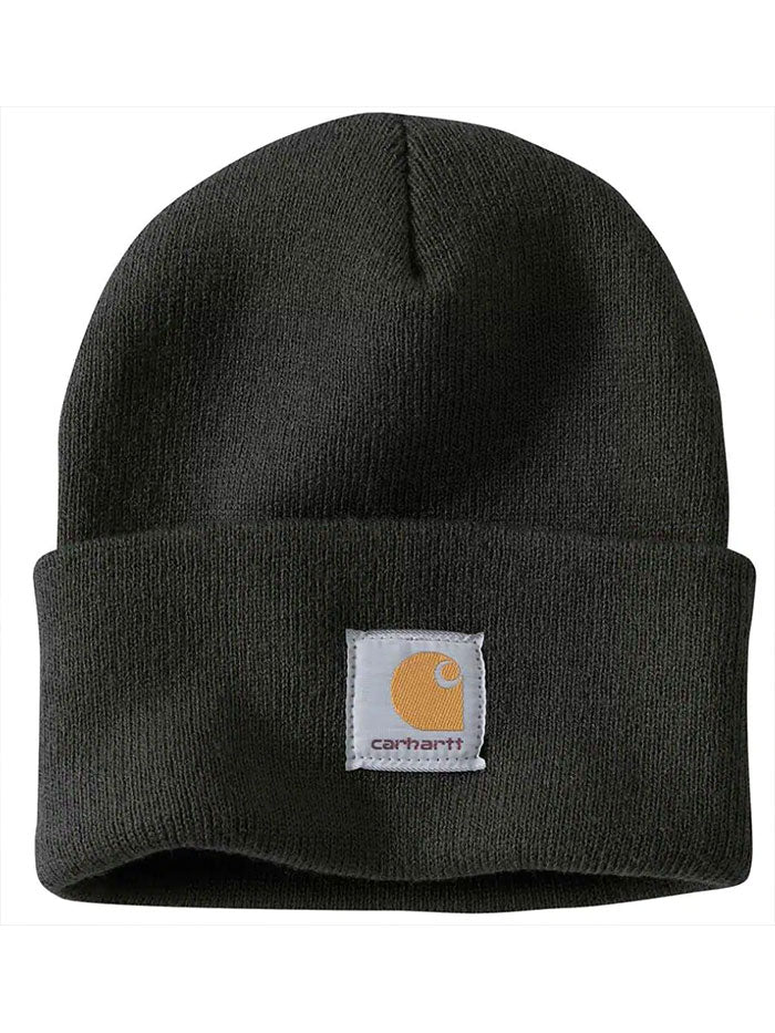 Carhartt A18 Knit Cuffed Beanie In Multiple Colors front view. If you need any assistance with this item or the purchase of this item please call us at five six one seven four eight eight eight zero one Monday through Saturday 10:00a.m EST to 8:00 p.m EST