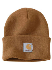 Carhartt A18 Knit Cuffed Beanie brown front view. If you need any assistance with this item or the purchase of this item please call us at five six one seven four eight eight eight zero one Monday through Saturday 10:00a.m EST to 8:00 p.m EST