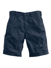 Carhartt B147NVY Mens 10" Canvas Work Shorts Navy front view. If you need any assistance with this item or the purchase of this item please call us at five six one seven four eight eight eight zero one Monday through Saturday 10:00a.m EST to 8:00 p.m EST