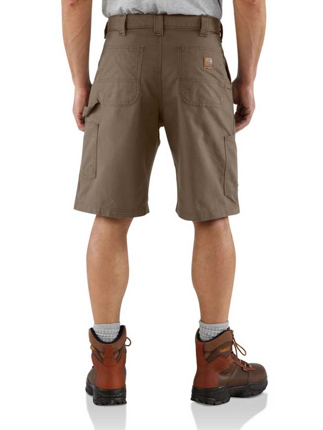 Carhartt Canvas Work Shorts B147LBR Carhartt Knee length shorts with belt loops and pockets. - J.C. Western® Wear -  If you need any assistance with this item or the purchase of this item please call us at five six one seven four eight eight eight zero one Monday through Satuday 10:00 a.m. EST to 8:00 p.m. EST