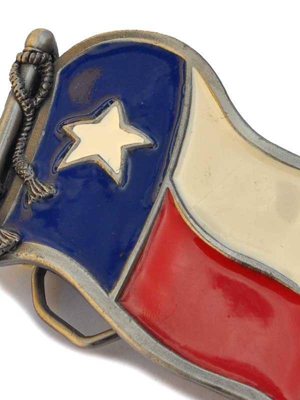 Spec Cast D170 The Lone Star State Texas Flag Belt Buckle  front view. If you need any assistance with this item or the purchase of this item please call us at five six one seven four eight eight eight zero one Monday through Saturday 10:00a.m EST to 8:00 p.m EST