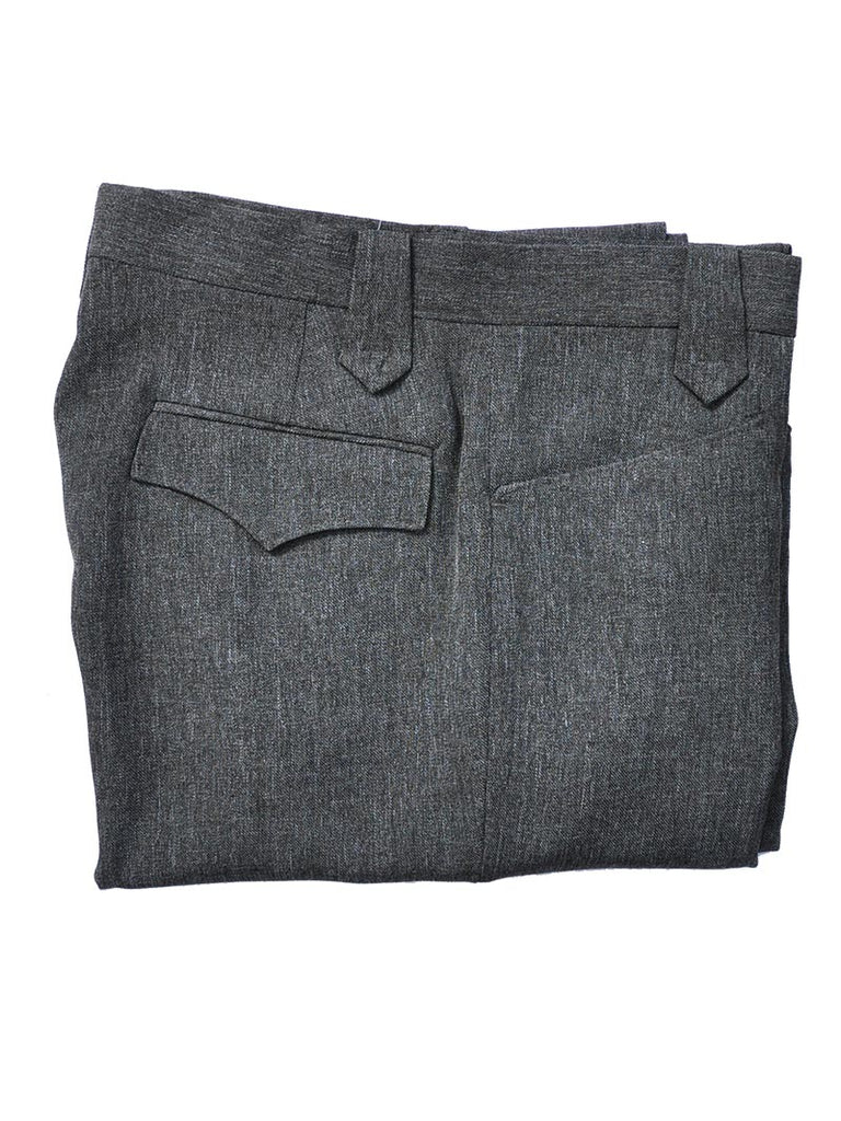 Circle S CP4776-40 Mens Western Dress Ranch Pants Heather Charcoal front view. If you need any assistance with this item or the purchase of this item please call us at five six one seven four eight eight eight zero one Monday through Saturday 10:00a.m EST to 8:00 p.m EST