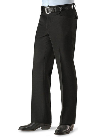 Circle S CP4793 Mens Solid Dress Ranch Pants Black