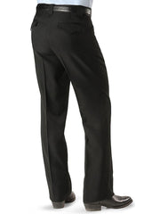 Circle S CP4793 Mens Solid Dress Ranch Pants Black back view. If you need any assistance with this item or the purchase of this item please call us at five six one seven four eight eight eight zero one Monday through Saturday 10:00a.m EST to 8:00 p.m EST