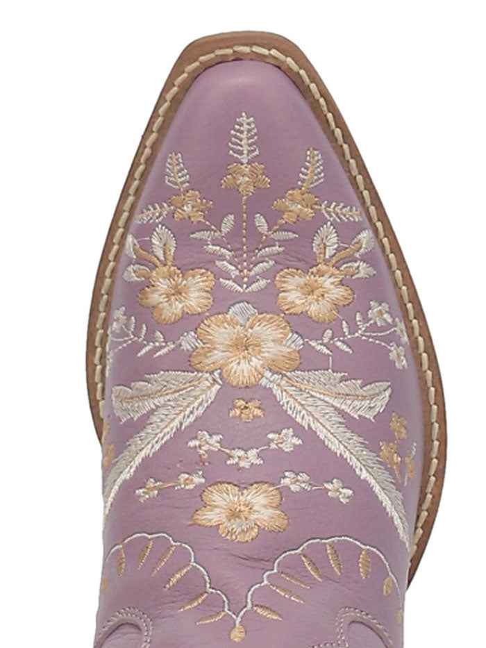 Dingo DI748-LVD Womens Primrose Ankle Western Bootie Lavendar. If you need any assistance with this item or the purchase of this item please call us at five six one seven four eight eight eight zero one Monday through Saturday 10:00a.m EST to 8:00 p.m EST