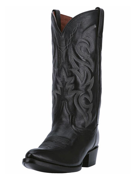 Dan Post DP2110J Mens Milwaukee Western Boot Black Side and front view. If you need any assistance with this item or the purchase of this item please call us at five six one seven four eight eight eight zero one Monday through Saturday 10:00a.m EST to 8:00 p.m EST