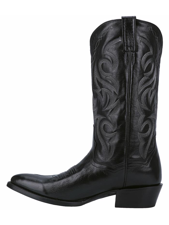 Dan Post DP2110J Mens Milwaukee Western Boot Black Side and front view. If you need any assistance with this item or the purchase of this item please call us at five six one seven four eight eight eight zero one Monday through Saturday 10:00a.m EST to 8:00 p.m EST