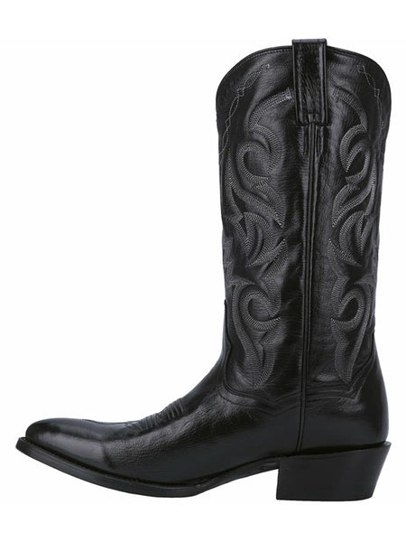 Dan Post DP2110J Mens Milwaukee Western Boot Black Side View. If you need any assistance with this item or the purchase of this item please call us at five six one seven four eight eight eight zero one Monday through Saturday 10:00a.m EST to 8:00 p.m EST