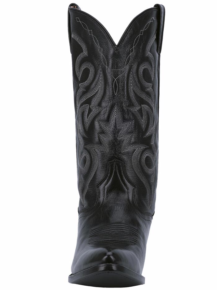 Dan Post DP2110J Mens Milwaukee Western Boot Black Side and front view. If you need any assistance with this item or the purchase of this item please call us at five six one seven four eight eight eight zero one Monday through Saturday 10:00a.m EST to 8:00 p.m EST