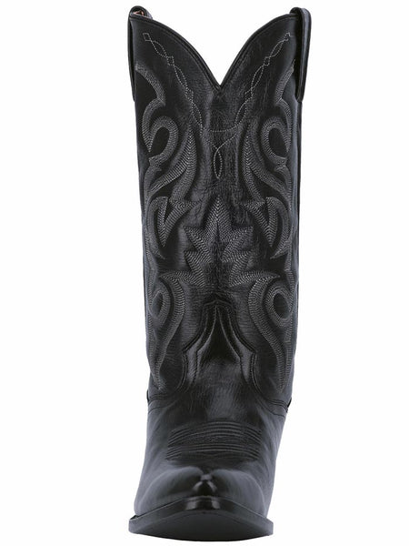 Dan Post DP2110J Mens Milwaukee Western Boot Black Front view. If you need any assistance with this item or the purchase of this item please call us at five six one seven four eight eight eight zero one Monday through Saturday 10:00a.m EST to 8:00 p.m EST
