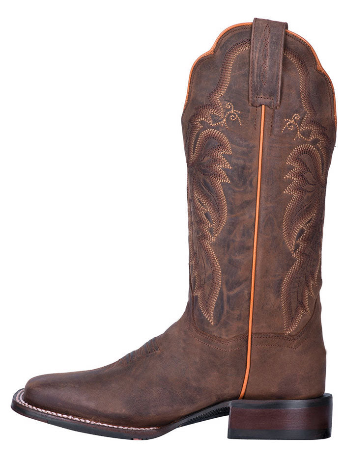 Dan Post DP4572 Womens ALEXY Square Toe Western Boots Tan side front view. If you need any assistance with this item or the purchase of this item please call us at five six one seven four eight eight eight zero one Monday through Saturday 10:00a.m EST to 8:00 p.m EST