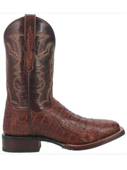 Dan Post DP4879 Mens Kingsly Caiman Square Toe Boot Brass side view. If you need any assistance with this item or the purchase of this item please call us at five six one seven four eight eight eight zero one Monday through Saturday 10:00a.m EST to 8:00 p.m EST