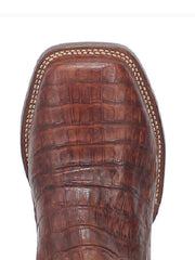 Dan Post DP4879 Mens Kingsly Caiman Square Toe Boot Brass toe view from above. If you need any assistance with this item or the purchase of this item please call us at five six one seven four eight eight eight zero one Monday through Saturday 10:00a.m EST to 8:00 p.m EST