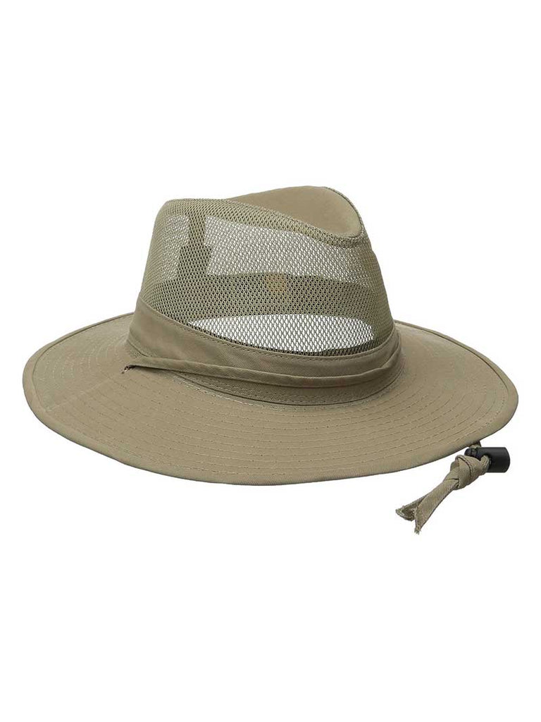Dorfman Pacific SPF4-CAML Outdoors Solarweave Treated Cotton Hat