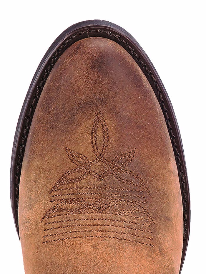Laredo 51084 Ladies Bridget 11" R Toe Western Boots Distressed Tan front