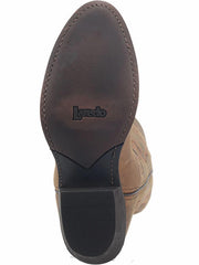 Laredo 51084 Ladies Bridget 11" R Toe Western Boots Distressed Tan sole