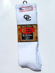 Dan Post DPCBM Mens All Around Crew Socks White size 13.5 +. If you need any assistance with this item or the purchase of this item please call us at five six one seven four eight eight eight zero one Monday through Saturday 10:00a.m EST to 8:00 p.m EST