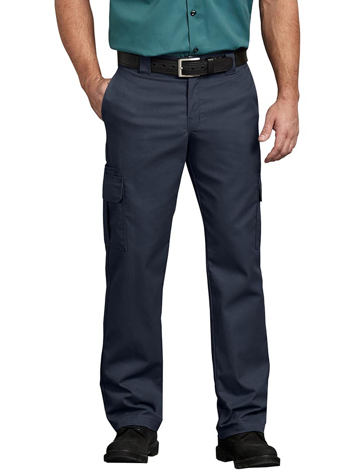Dickies WP595DN Mens FLEX Regular Fit Straight Leg Cargo Pants Dark Na –  J.C. Western® Wear
