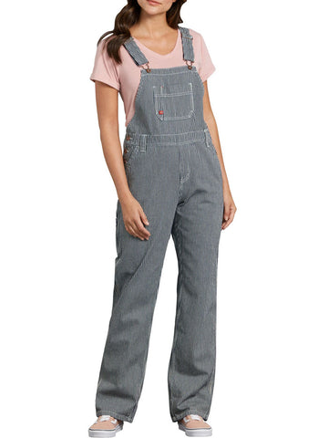 Dickies Women's Denim Boyfriend Bib Overalls - FB280 - Big Valley