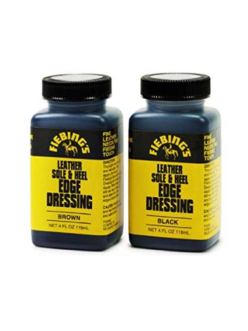 Fiebing's Leather Sole & Heel Edge Dressing 4oz Fiebing's Leather Sole & Heel Edge Dressing 4oz