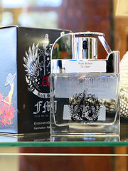 B&D 10016 Mens Full Metal Jacket  Authentic Rock Star Cologne front view of bottle and box. If you need any assistance with this item or the purchase of this item please call us at five six one seven four eight eight eight zero one Monday through Saturday 10:00a.m EST to 8:00 p.m EST