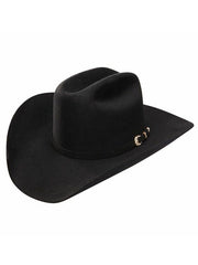 Stetson SFPALC-4840 Mens Palacio 6x Collection Felt Hat Black side / front view. If you need any assistance with this item or the purchase of this item please call us at five six one seven four eight eight eight zero one Monday through Saturday 10:00a.m EST to 8:00 p.m EST