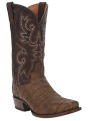 Dan Post DP3076 Mens Leather Mantle Western Cowboy Boot Tan side / front view