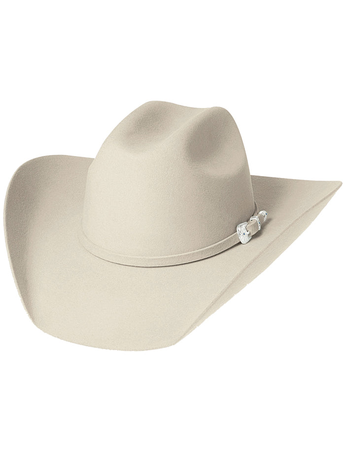 Bullhide 0518BC Mens Legacy 8x Premium Felt Hat Buckskin front and side view. If you need any assistance with this item or the purchase of this item please call us at five six one seven four eight eight eight zero one Monday through Saturday 10:00a.m EST to 8:00 p.m EST
