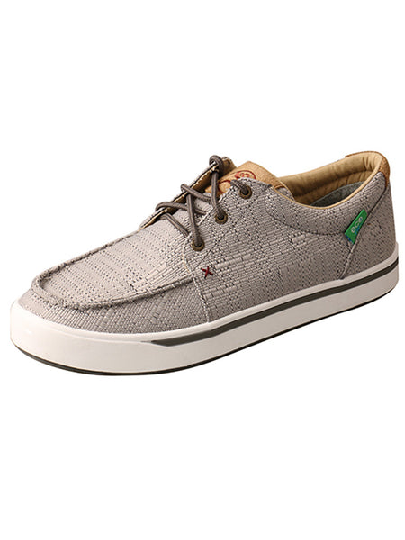 Twisted X MHYC018 Mens Hooey Lopers Light Grey front and side view. If you need any assistance with this item or the purchase of this item please call us at five six one seven four eight eight eight zero one Monday through Saturday 10:00a.m EST to 8:00 p.m EST