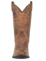 Laredo 68452 Mens Western Round Toe BIRCHWOOD Boots Tan front view. If you need any assistance with this item or the purchase of this item please call us at five six one seven four eight eight eight zero one Monday through Saturday 10:00a.m EST to 8:00 p.m EST